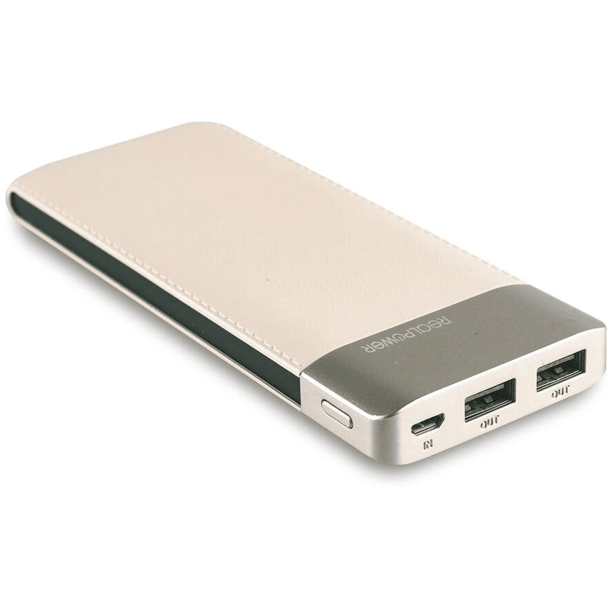 RealPower Powerbank PB-8000 Fashion Champagner 8 000 mAh