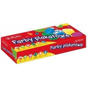 Plagátové farby Herlitz 10 ks x 20 ml