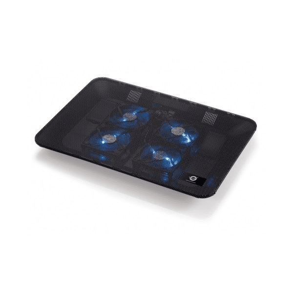 Conceptronic CNBCOOLPADL4F chladiaca podložka pod laptop 39,6 cm (15.6") Čierna