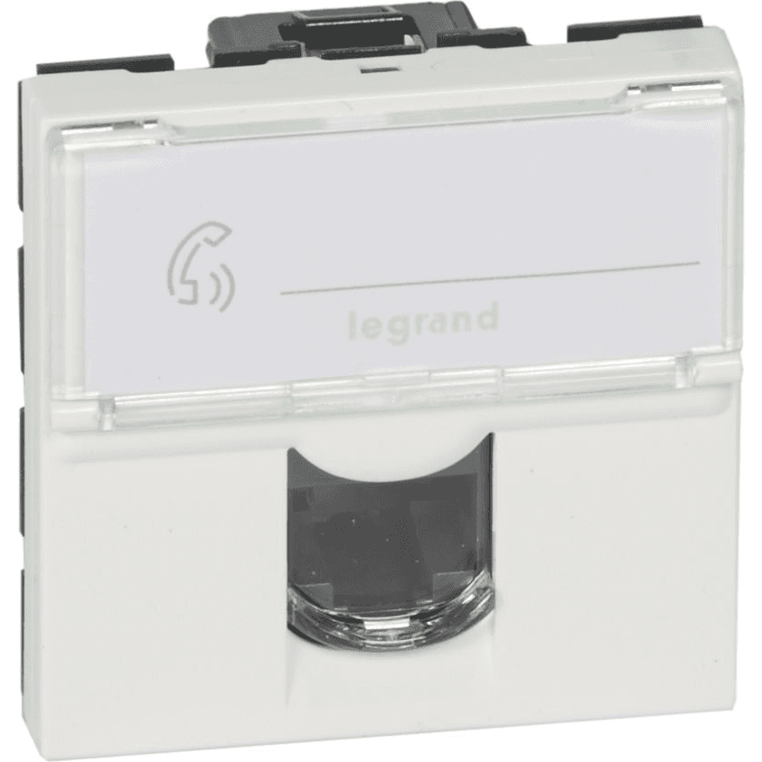 Legrand 0 765 54 zásuvka RJ-45 Biela