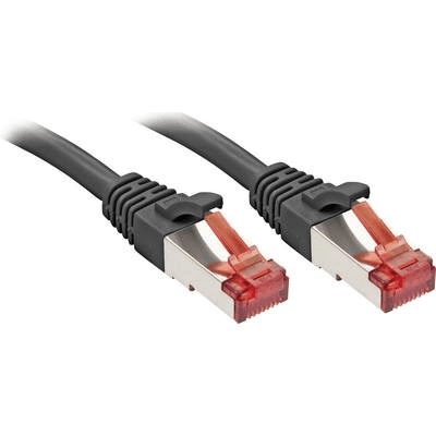 Lindy RJ-45/RJ-45 Cat6 10m sieťový kábel Čierna S/FTP (S-STP)