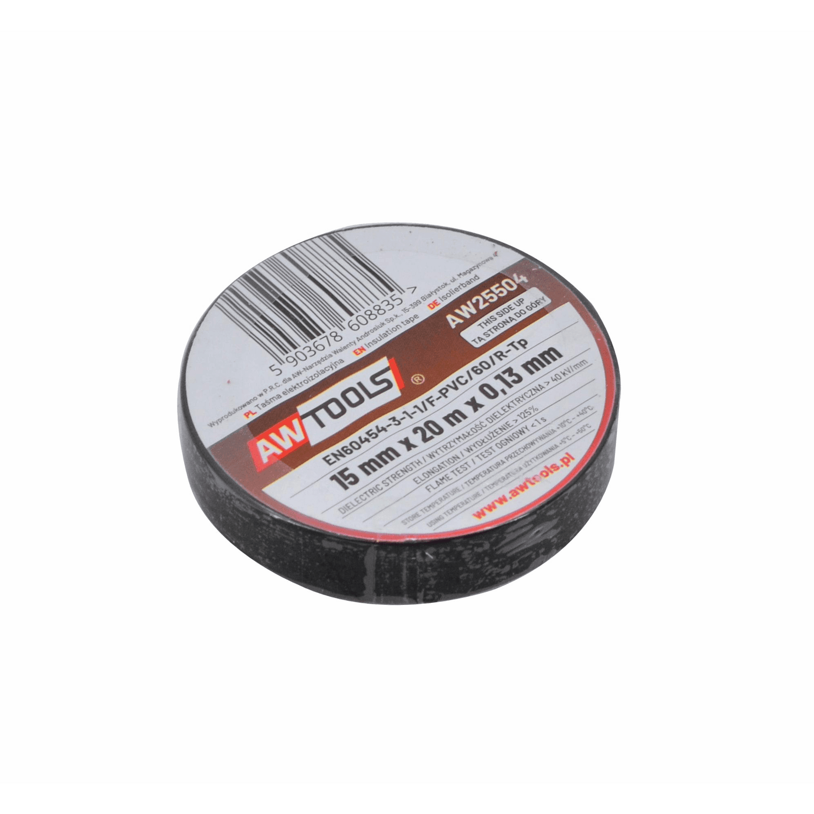 AWTOOLS IZOLAČNÁ PÁSKA 50mm x 33m ČIERNA AW25516