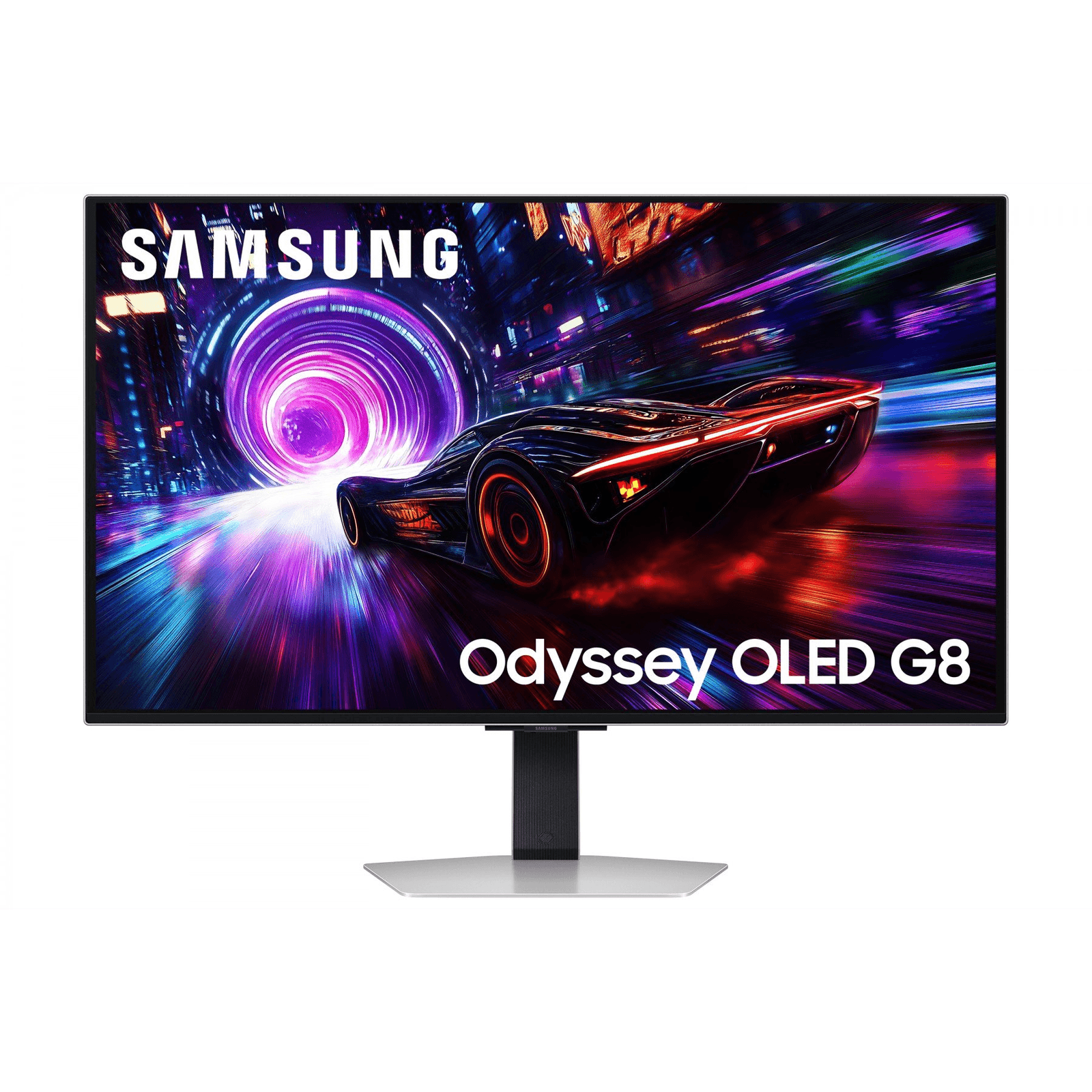 Samsung G81SF LCD monitor 81,3 cm (32") 3840 x 2160 px 4K Ultra HD OLED Strieborná