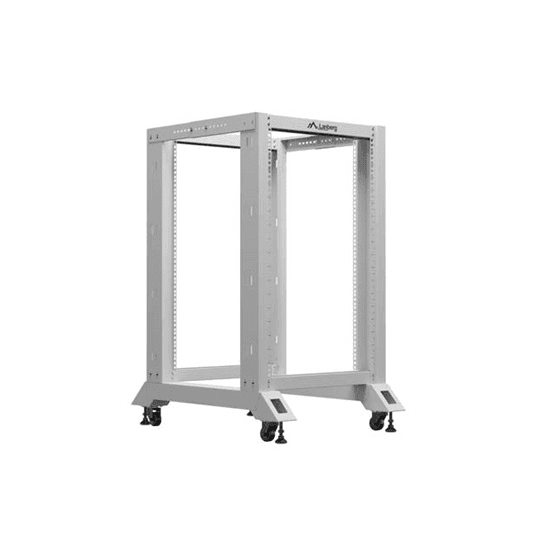Otvorený stojanový rám 19" Lanberg 18U 600x800 Sivý