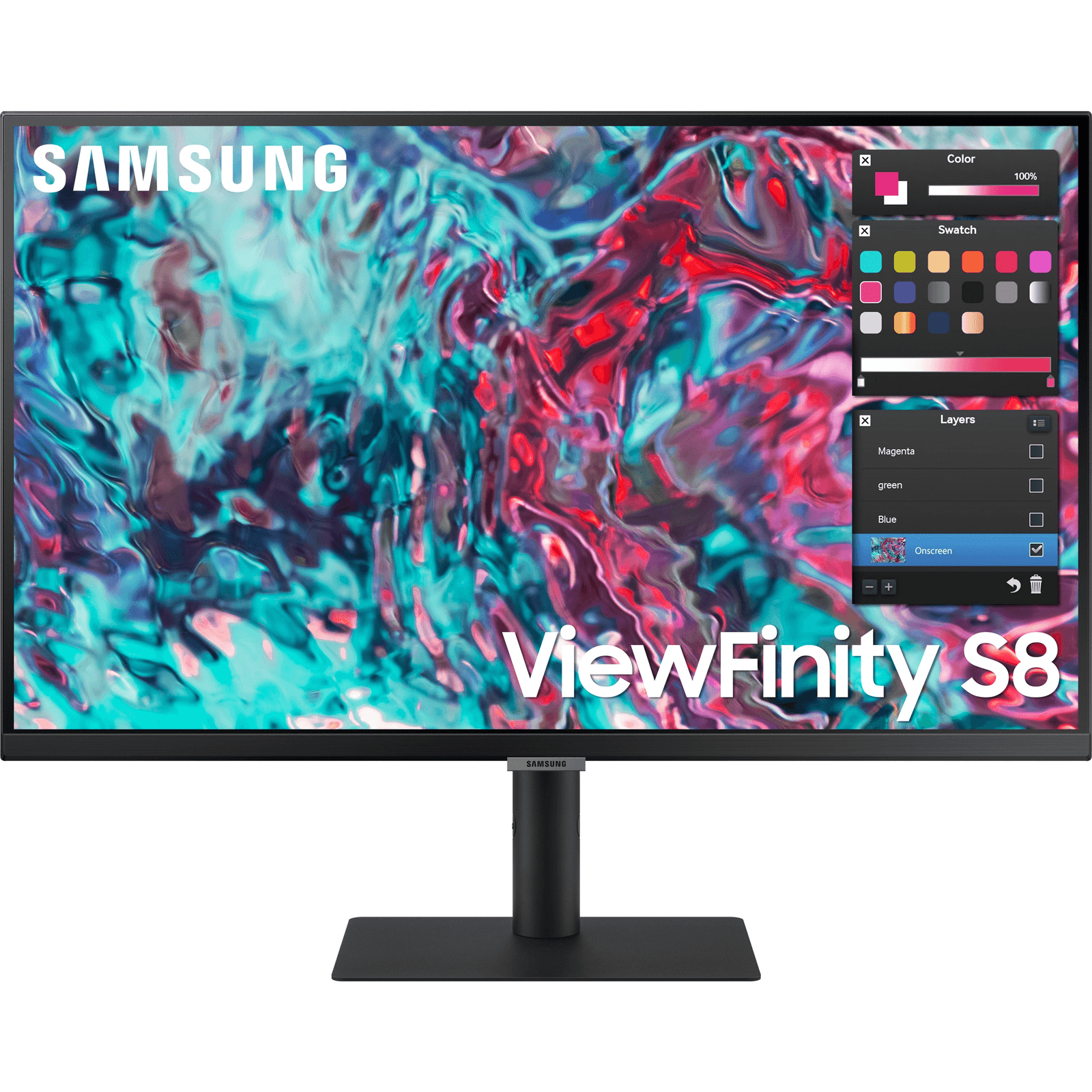 Samsung ViewFinity S80TB LCD monitor 68,6 cm (27") 3840 x 2160 px 4K Ultra HD LED Čierna