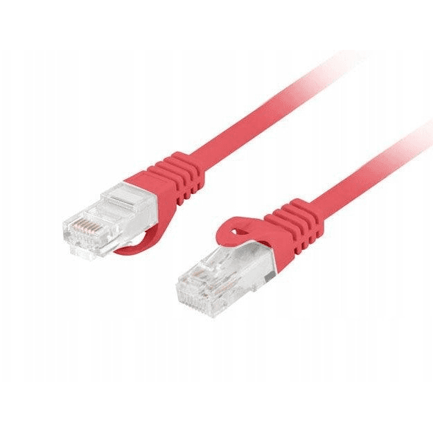 Patchcord Lanberg UTP kat.6 1 m LSZH CU fluke passed červený
