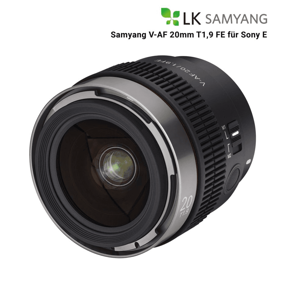 Objektív Samyang Sony E V-AF 20mm T1.9 Sony FE