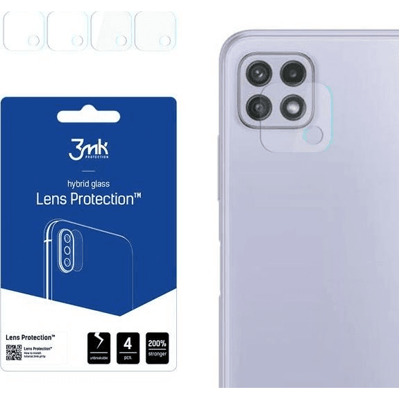 Hybridné sklo 3MK pre Samsung Galaxy A22 5G 4 ks