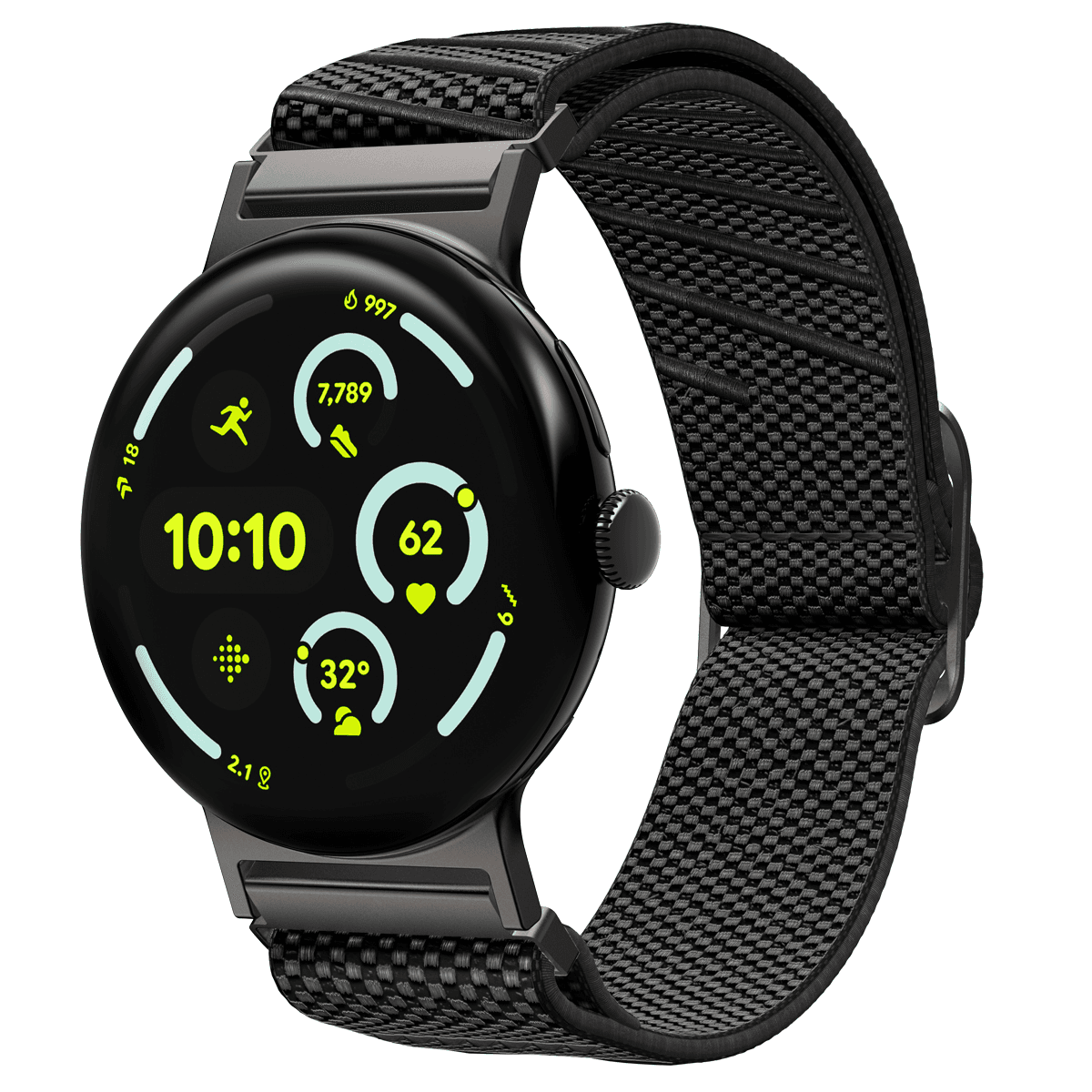 Remienok pre Pixel Watch 4 / 3 45 mm, Spigen Lite Fit X V2, nylonový,