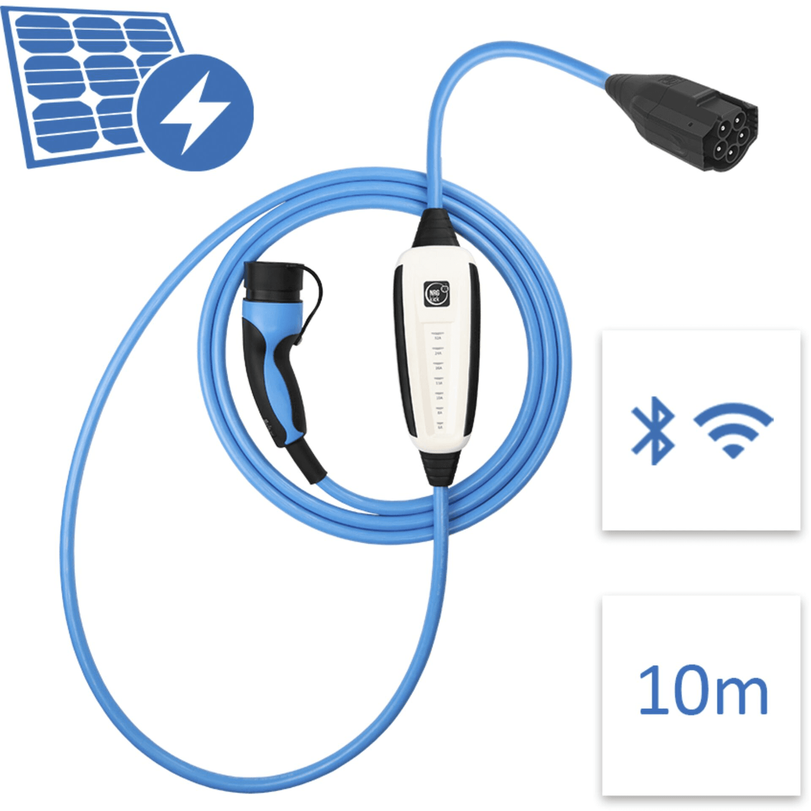 NRGkick 32A Pure pre užívateľov Fotovoltaiky 10m WLAN
