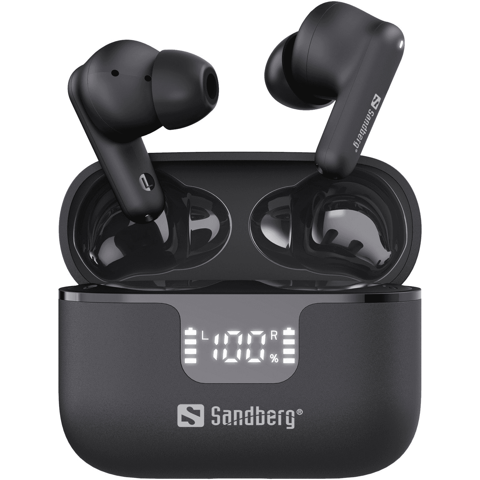 Sandberg 126-52 slúchadlo / náhlavná súprava Slúchadlá s mikrofónom True Wireless Stereo (TWS) Do ucha Hudba / bežné Bluetooth Čierna