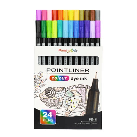Popisovače Pentel 24 ks