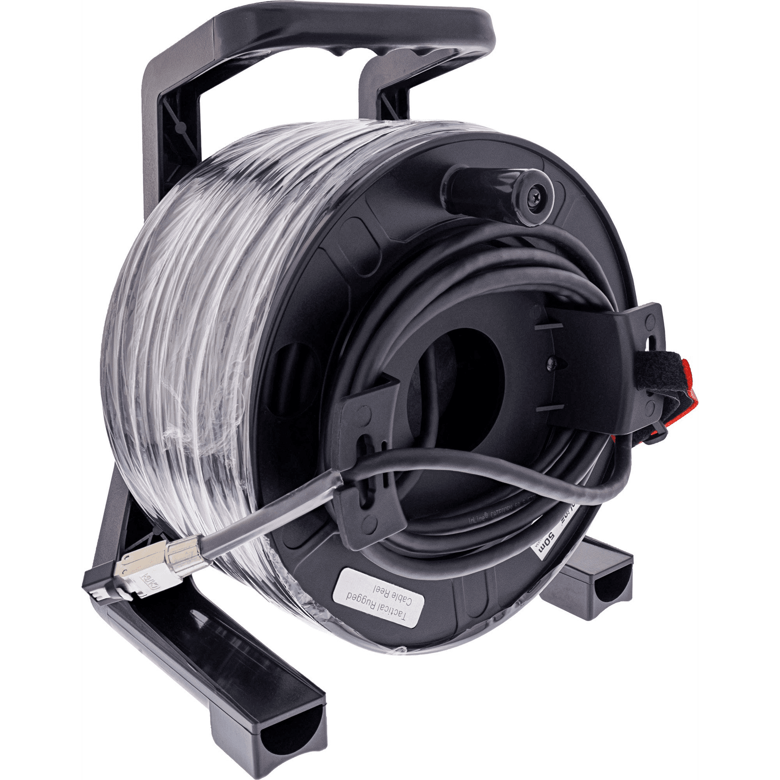 InLine 78593A sieťový kábel Čierna 50 m Cat6a S/FTP (S-STP)