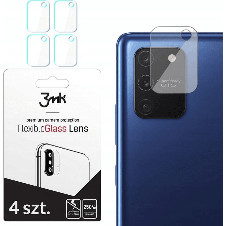 Hybridné sklo 3MK pre Samsung Galaxy S10 Lite 4 ks