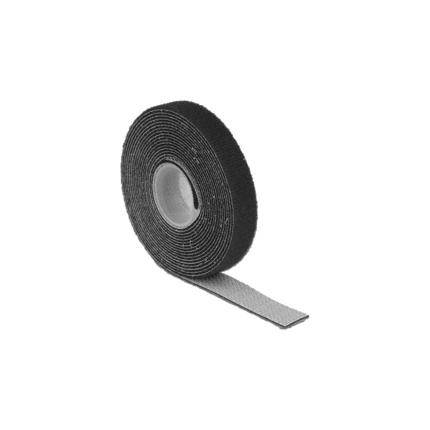 DELOCK Kabelbinder Klettverschluss 3000x13 mm 1x Rol schwarz