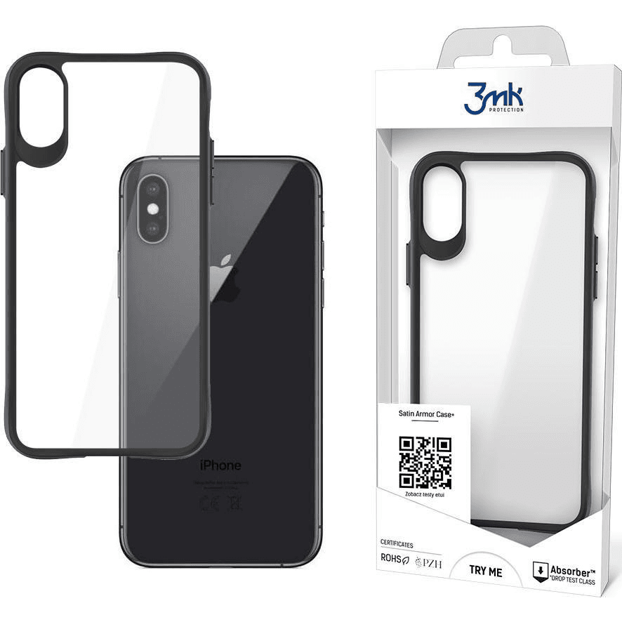 Pancierové puzdro na iPhone X/XS 3mk Satin Armor Case+