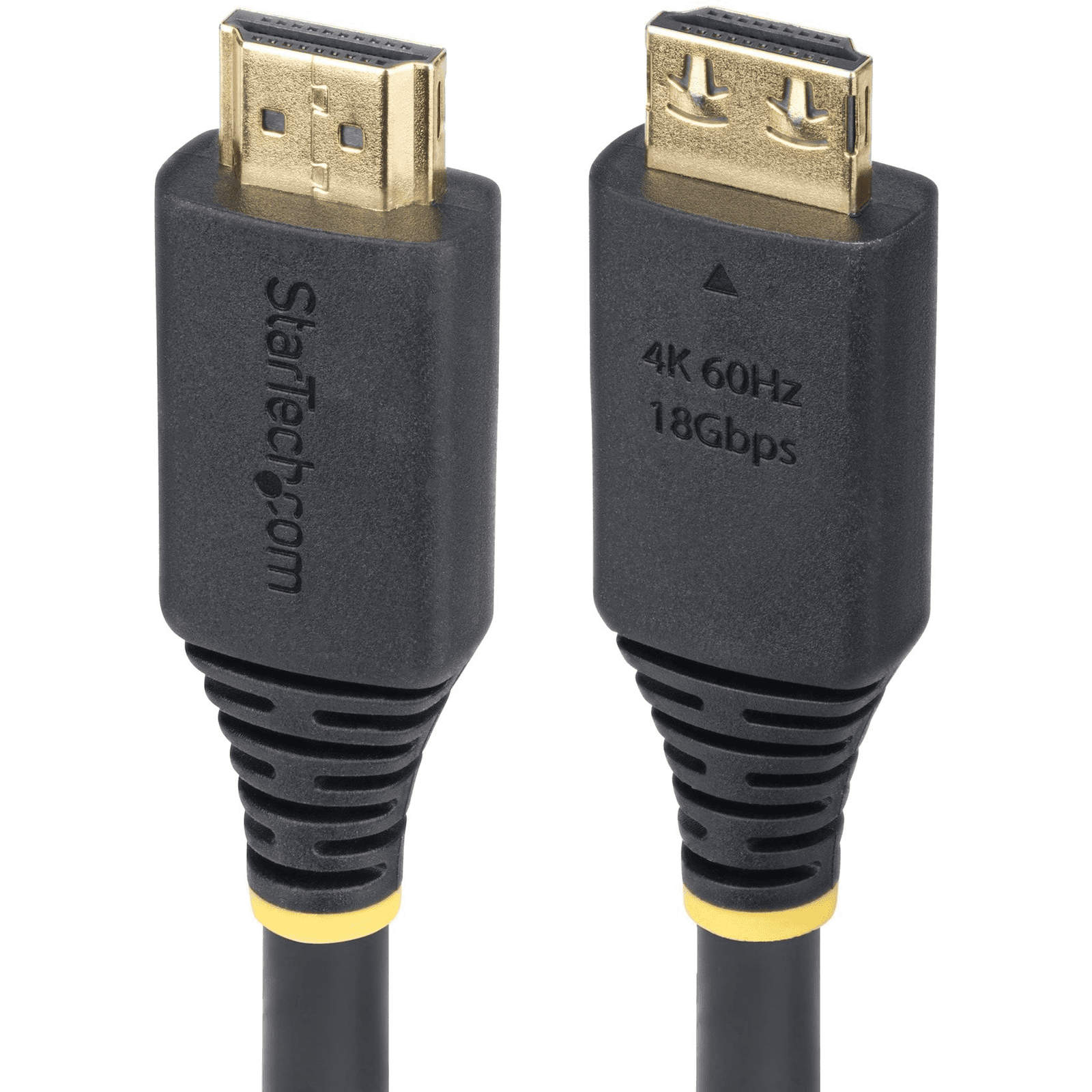 StarTech.com HDMI2-CABLE-GRIP-15F HDMI kábel 4,5 m Typ HDMI (štandard) Čierna