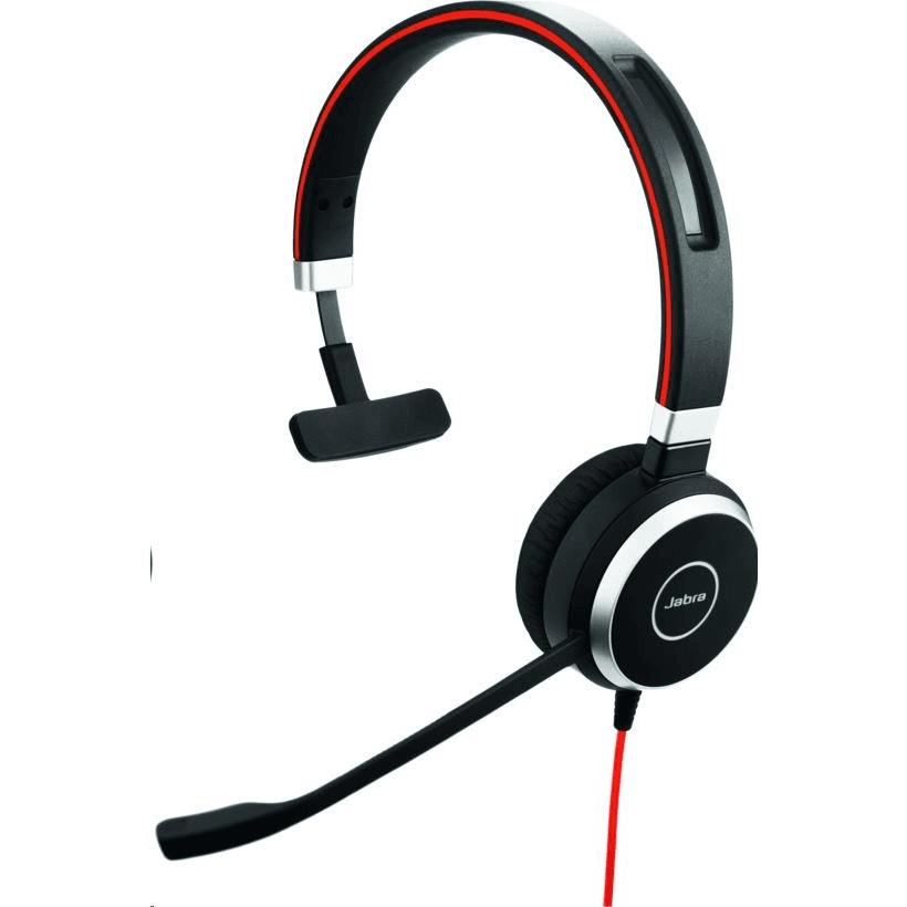 Jabra Evolve 30 II Slúchadlá s mikrofónom Kábel Pres hlavu Kancelária / call centrum Čierna
