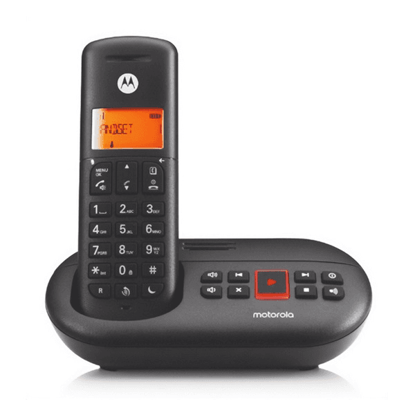 Motorola E211 DECT telefón ID volajúceho Čierna
