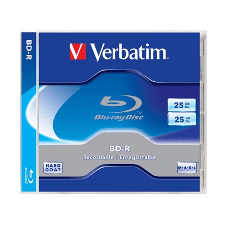 Verbatim 43715 zapisovateľný Blu-ray disk (BD) BD-R 25 GB