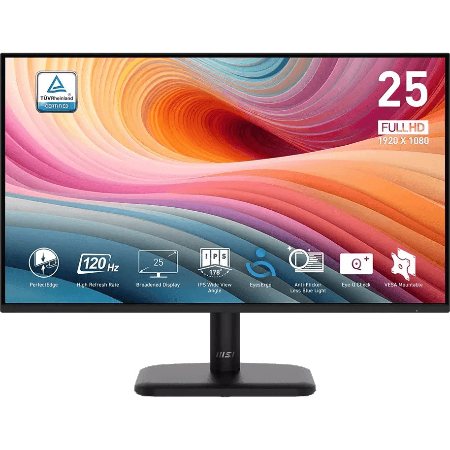 MSI PRO MP251L E2 LCD monitor 62,2 cm (24.5") 1920 x 1080 px Full HD LED Čierna