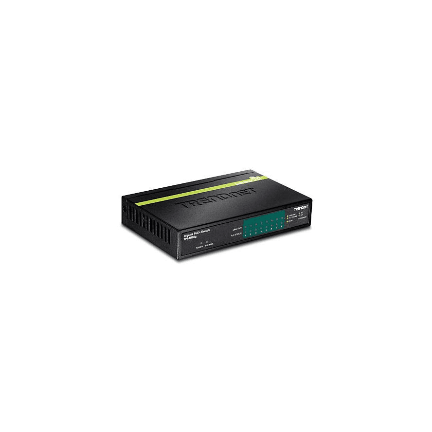 Trendnet TPE-TG82G Gigabit Ethernet sieťové pripojenia (10/100/1000) Čierna