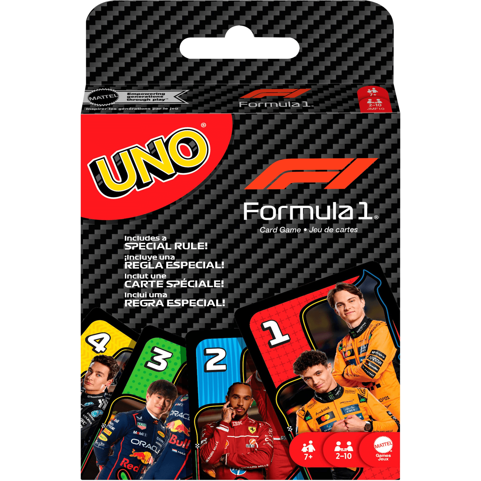 Games JMF10 stolová hra UNO F1 Kartová hra Zbavovacia