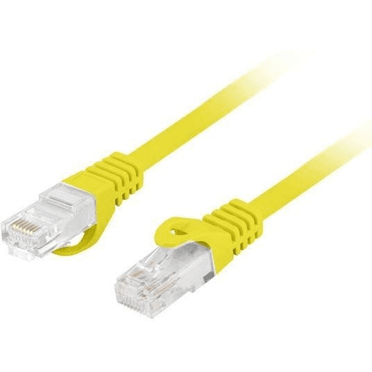 Patch kábel Lanberg U/UTP 6 RJ45 / RJ45 5 m žltý