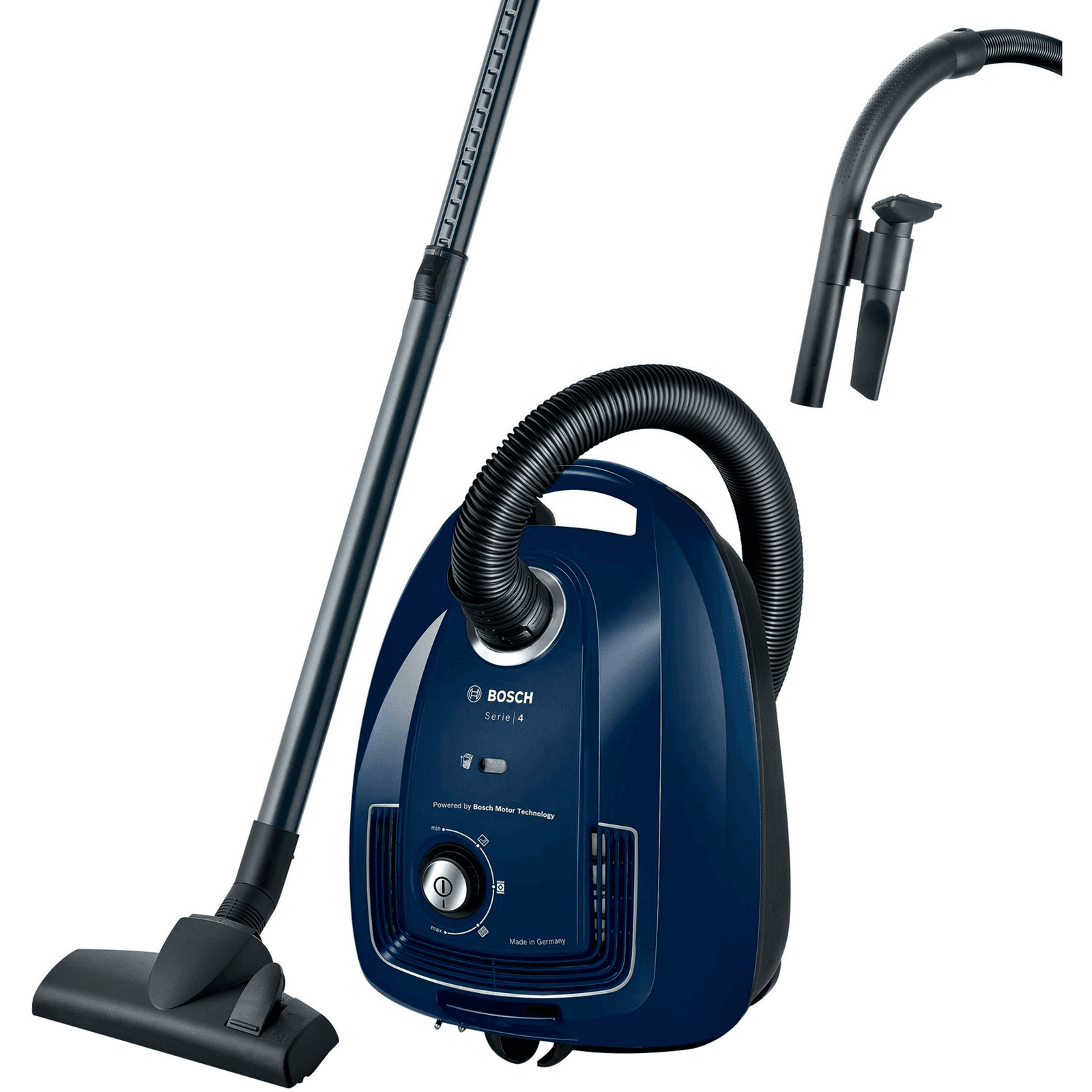 Bosch Serie 4 BGD38BU2 vysávač 4 L Bubnový vysávač Suchý 600 W Vrecko na prach