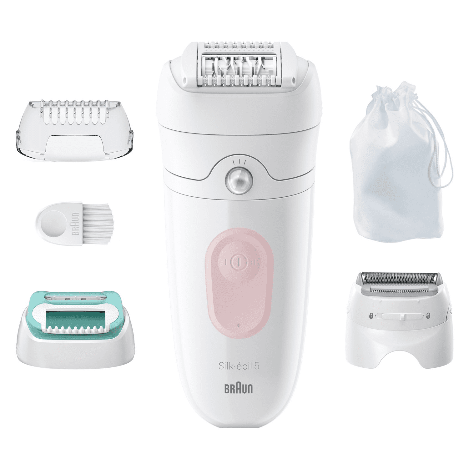 Braun Silk-épil 5 5-050 28 pinzety/pinziet Ružová, Biela