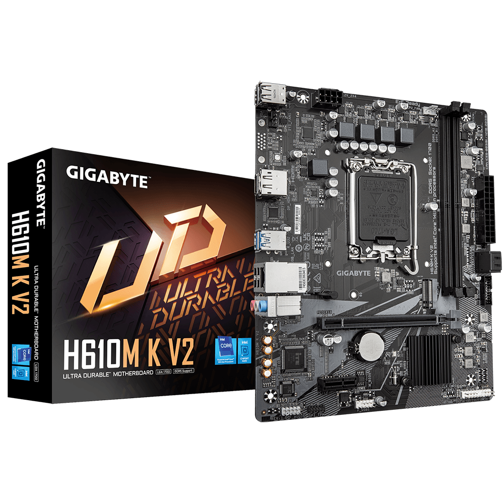 GIGABYTE H610M K V2 základná doska Intel H610 LGA 1700 micro ATX