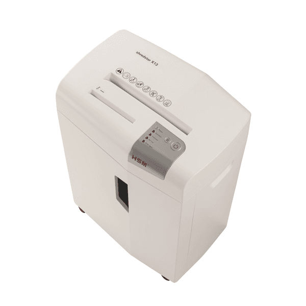 Skartovačka HSM shredstar X13, rez 4x37 mm, úroveň zabezpečenia P-4, na