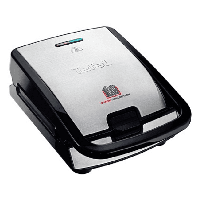 Tefal Snack Collection SW852D sendvičovač 700 W Čierna, Nerezová oceľ