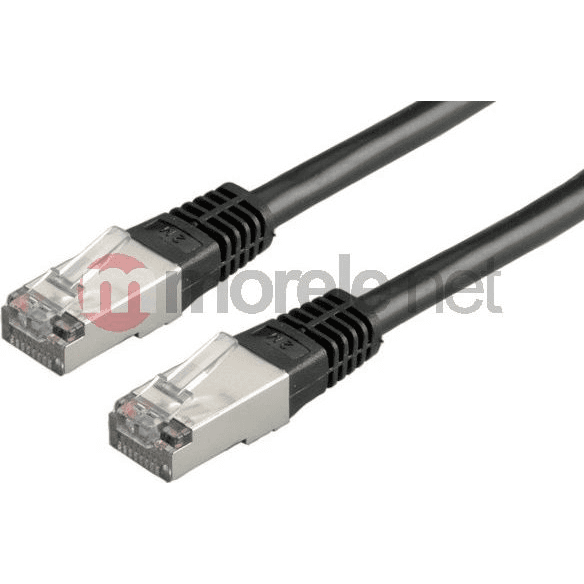 Patch kábel Value S/FTP 6 RJ45 / RJ45 2 m čierny
