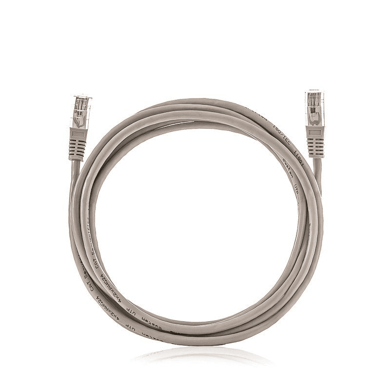 Patchcord Keline U/UTP 5e RJ45 / RJ45 10 m sivý