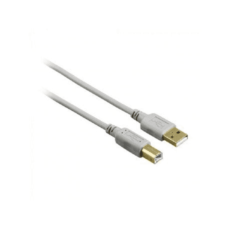 Hama 00200903 USB kábel 1,5 m USB 2.0 USB A USB B Šedá