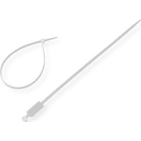 SECOMP Sťahovacie pásky 30cm x 4,8mm 100ks, s priestorom na popis