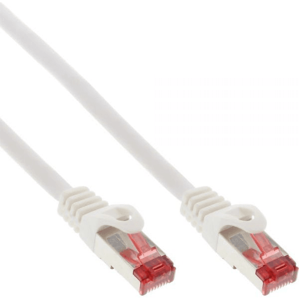 InLine 4043718231744 sieťový kábel Biela 1 m Cat6 S/FTP (S-STP)