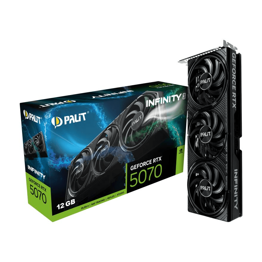 Grafická karta Palit GeForce RTX 5070 Infinity 3 12GB GDDR7 DLSS4