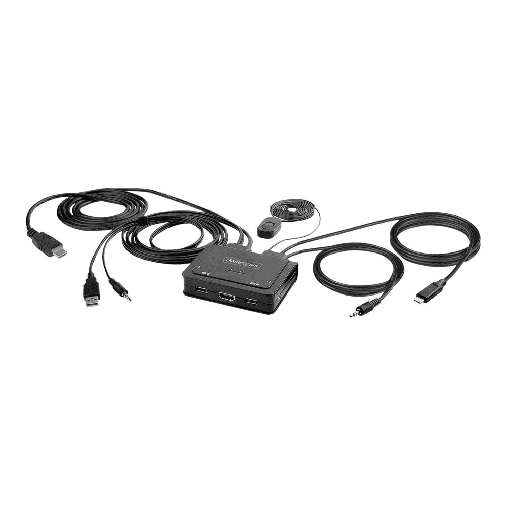 StarTech.com C2-H46-UAC-CBL-KVM KVM prepínač Čierna
