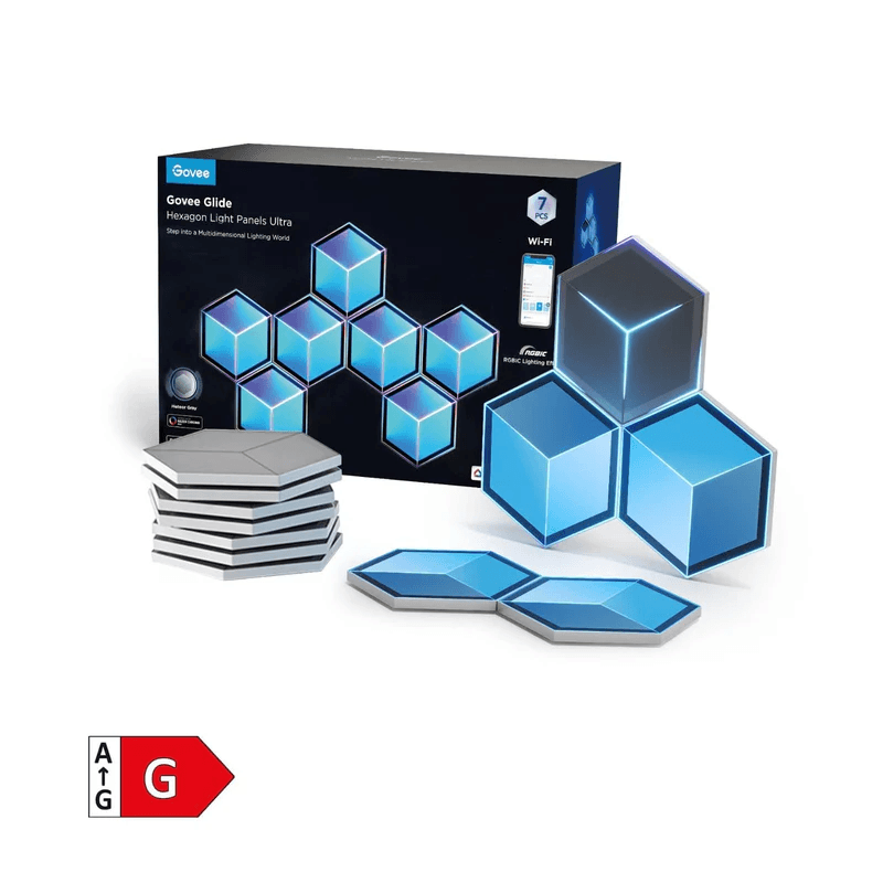 Osvetlenie LED RGBIC Govee H606A Glide Hexagon Light Panels Ultra 7-balenie
