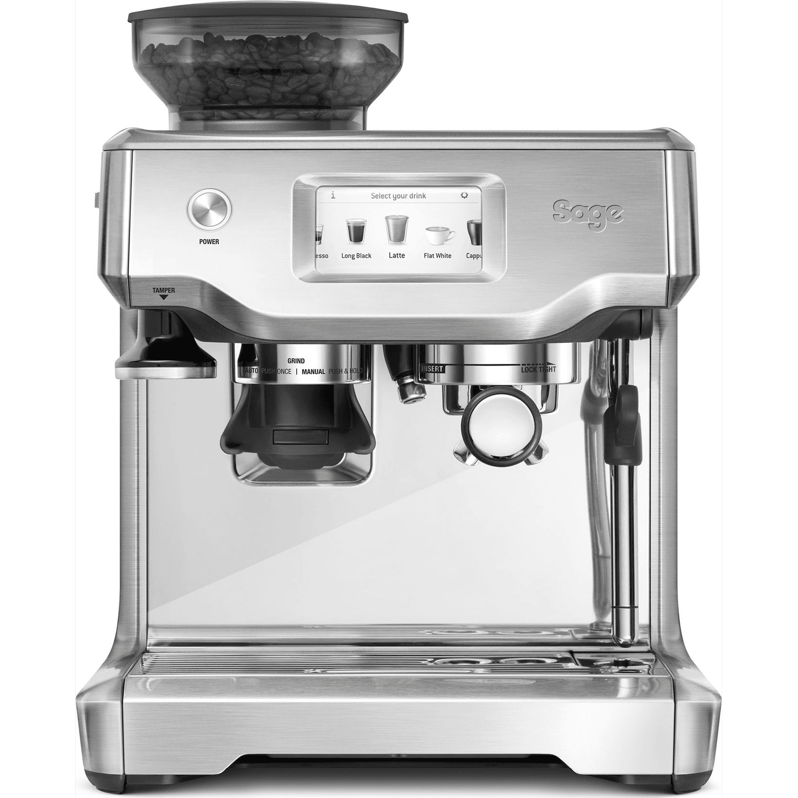 Pákový kávovar na espresso Sage The Barista Touch 1680 W strieborný/sivý