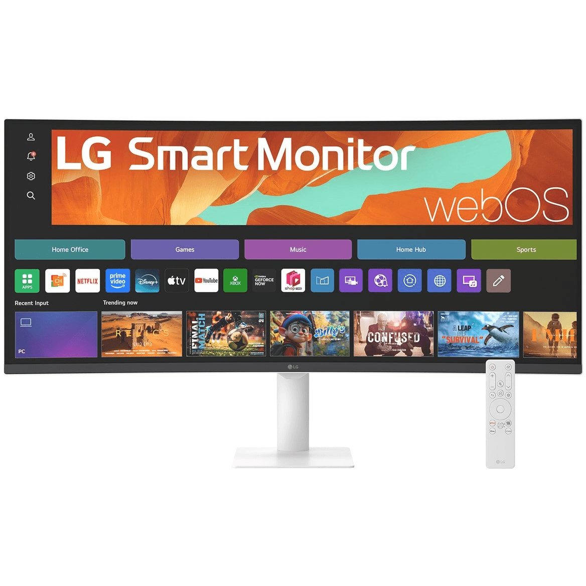 Monitor LG 34U601SA-W Smart 34" 3440 x 1440 (UWQHD) 100 Hz