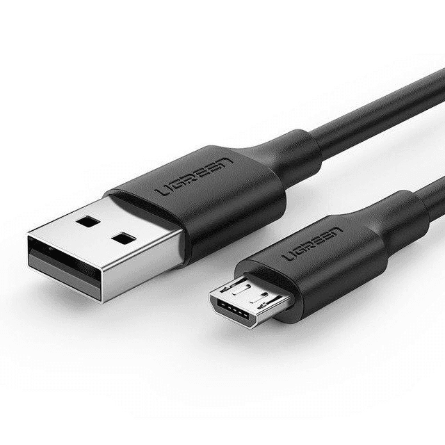 Kábel Ugreen USB - microUSB typ B 1 m čierny