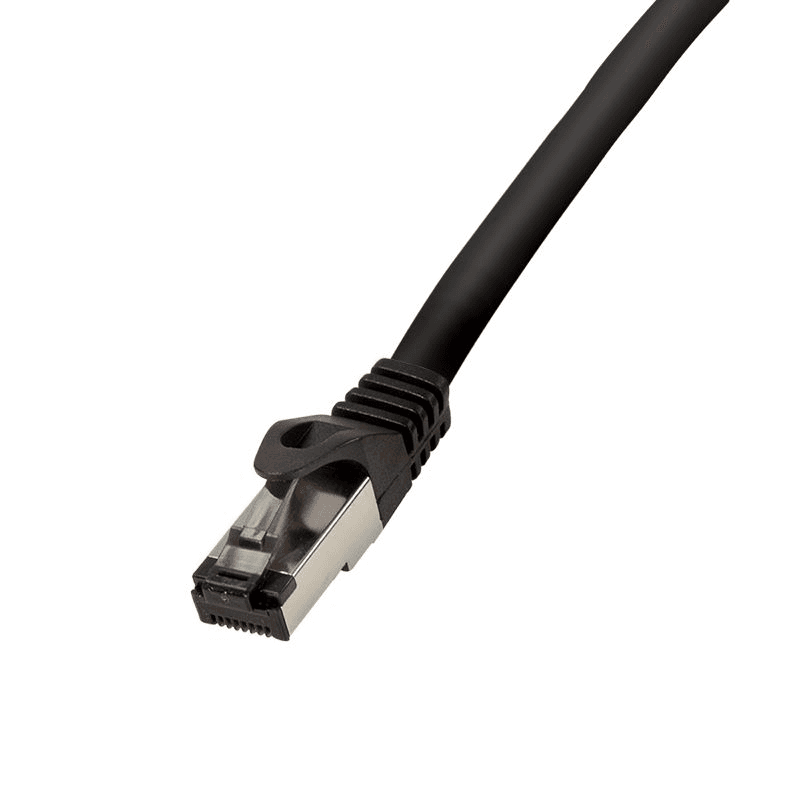 LogiLink CQ8073S sieťový kábel čierny 5 m Cat8.1