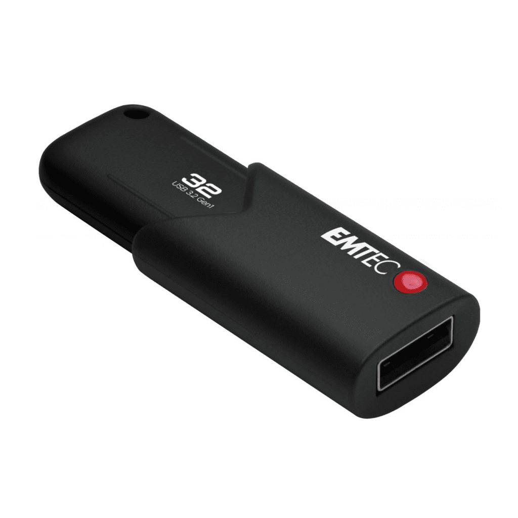Pendrive Emtec PENDRIVE 64GB USB3.2 CLICK SECURE EMTEC 64GB USB 3.2 čierna
