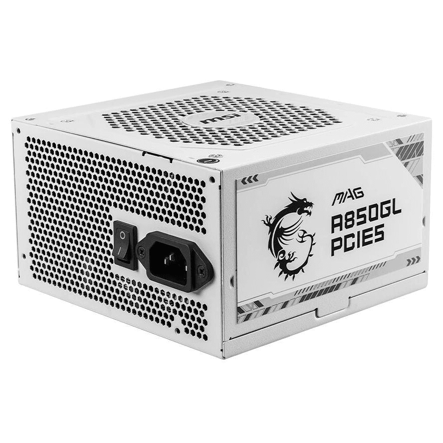 MSI MAG A850GL PCIE5 WHITE zdroj 850 W 20+4 pin ATX ATX Biela