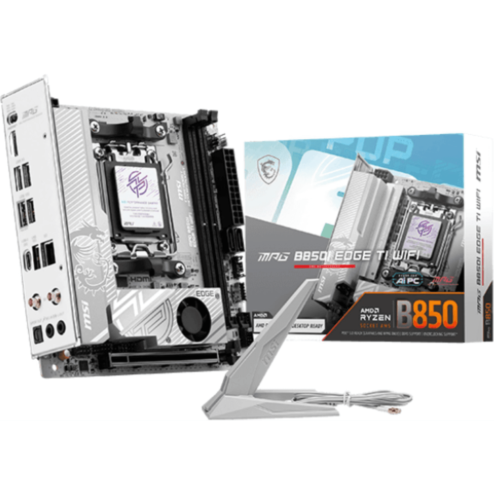 MSI B850I EDGE TI WIFI AMD B850 Pätica AM5 mini ITX