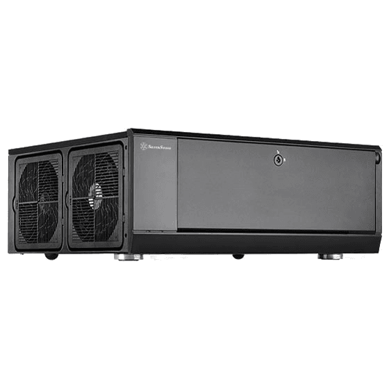 Puzdro SilverStone Grandia GD10 HTPC čierne