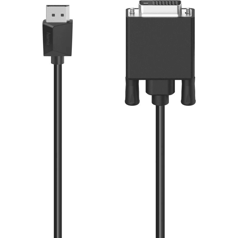 Hama 00200713 adaptér na video kábel 1,5 m DisplayPort DVI Čierna